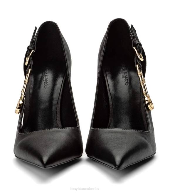 Stöckelschuhe| de Tony Bianco Frauen leuchtende Absätze schwarze Komo 462462